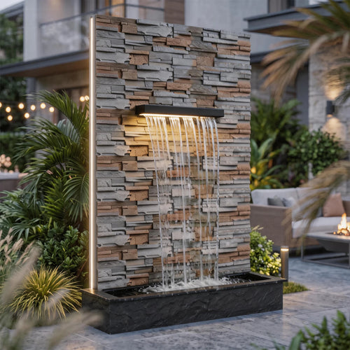 Large Indoor & Outdoor Waterfall Fountain