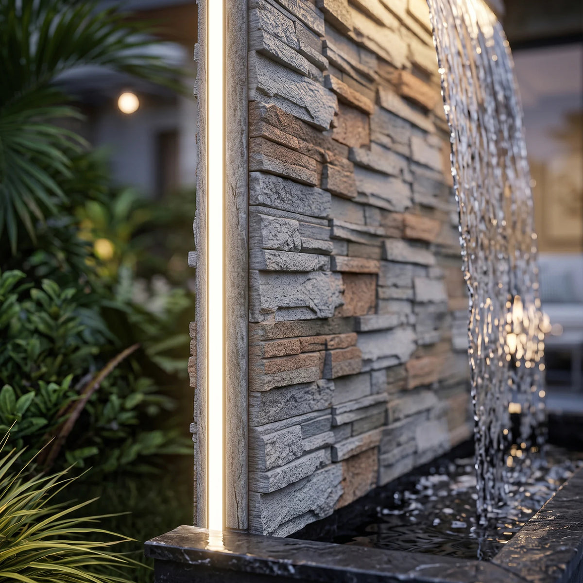Large Indoor & Outdoor Waterfall Fountain
