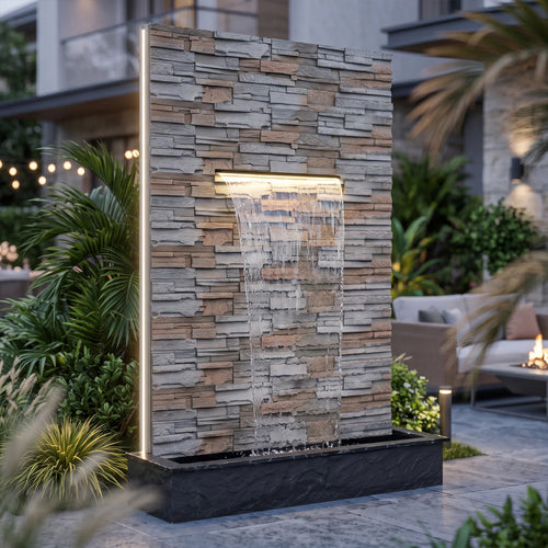 Large Indoor & Outdoor Waterfall Fountain